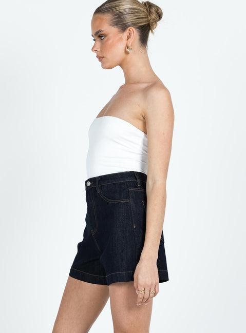 Whitaker Shorts Dark Denim Product Image