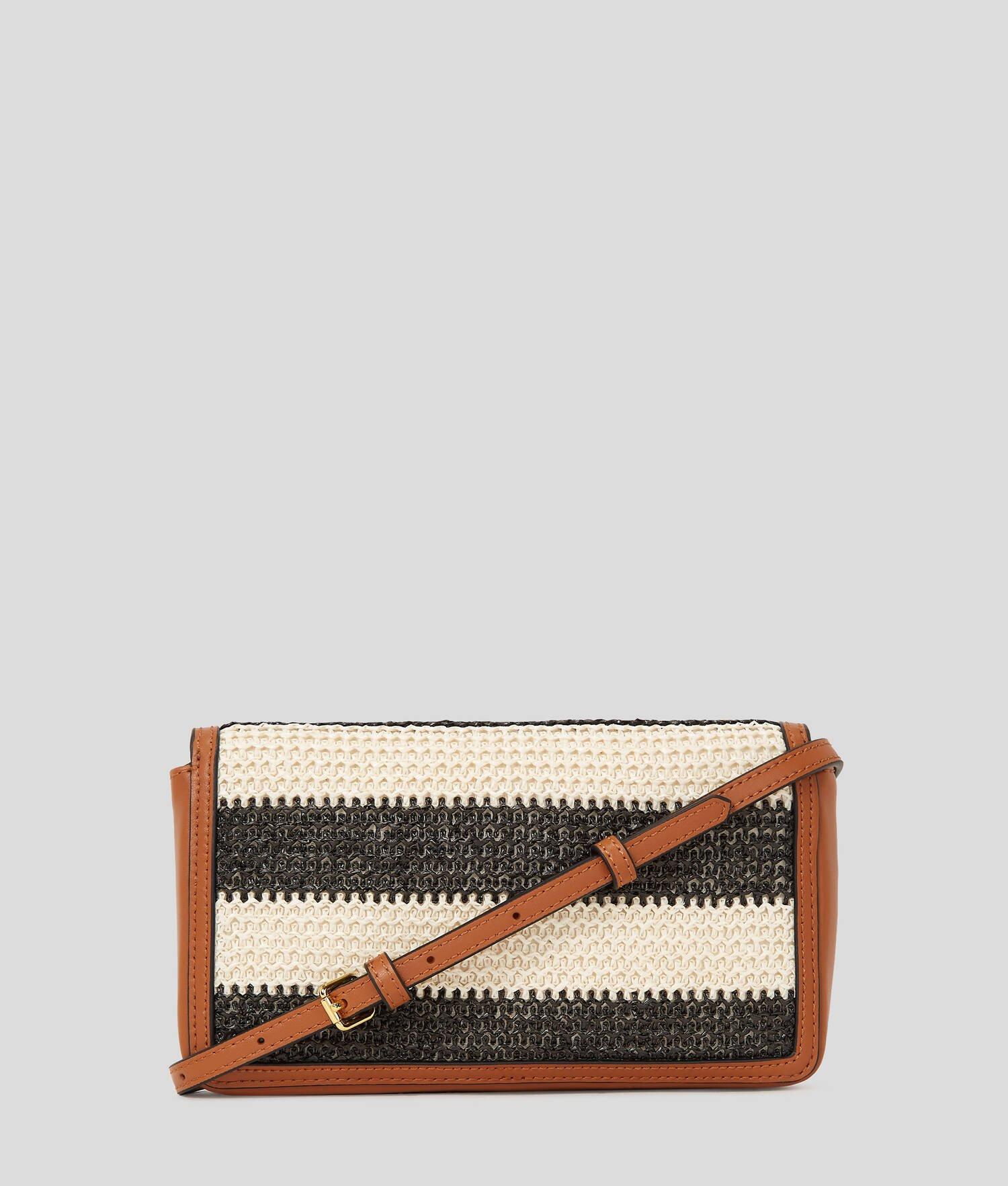 K/SIGNATURE RAFFIA POUCH Product Image