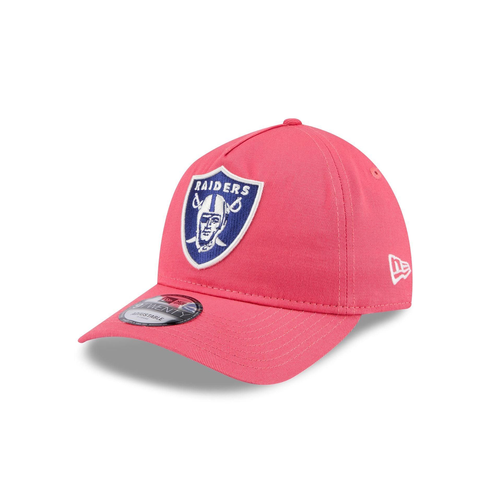 Las Vegas Raiders Coral 9TWENTY A-Frame Adjustable Hat Male Product Image