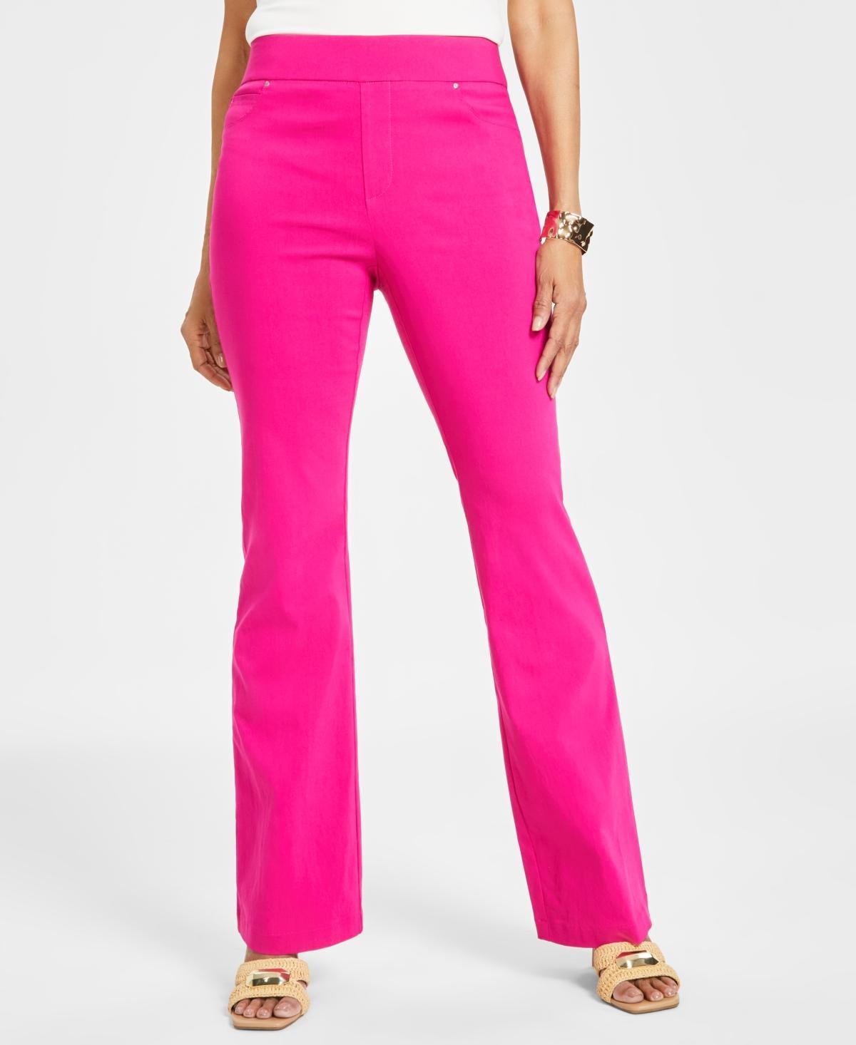 I.n.c. International Concepts Womens High-Rise Pull-On Flare-Leg Pants, Created for Macys Product Image