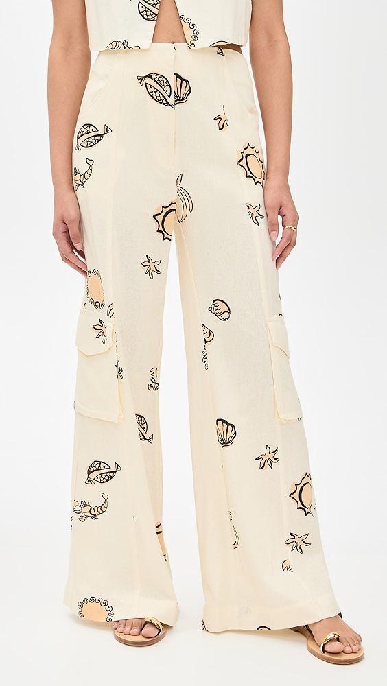 Dress To Pant In Low Tides Print | Shopbop Product Image