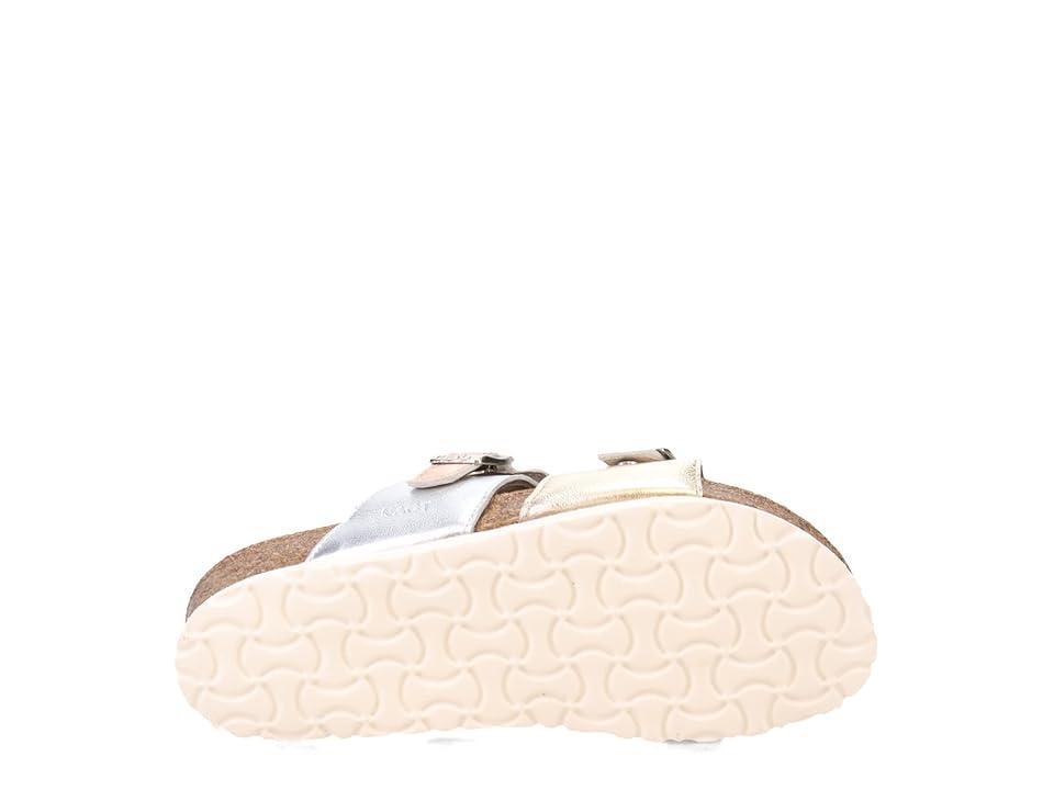 Naot Santa Cruz (Soft Silver/Radiant Gold/Soft Leather Combo) Women's Shoes Product Image