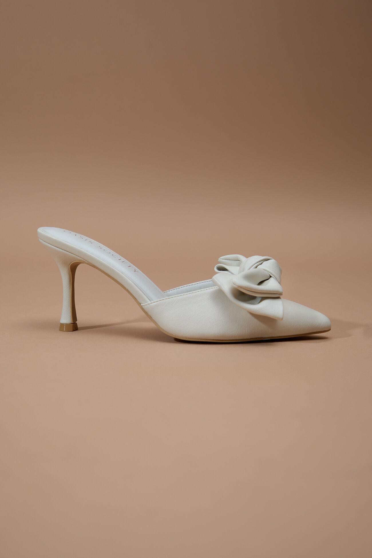 The White Jane Bow Heel Product Image