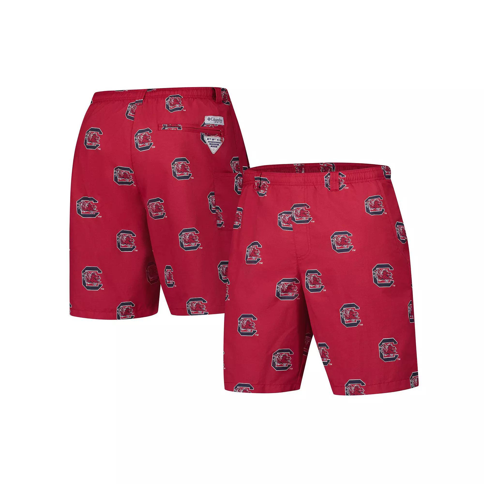 Men's Columbia Garnet South Carolina Gamecocks PFG Backcast™ III Omni-Shade™ Shorts, Size: Small, Red Product Image