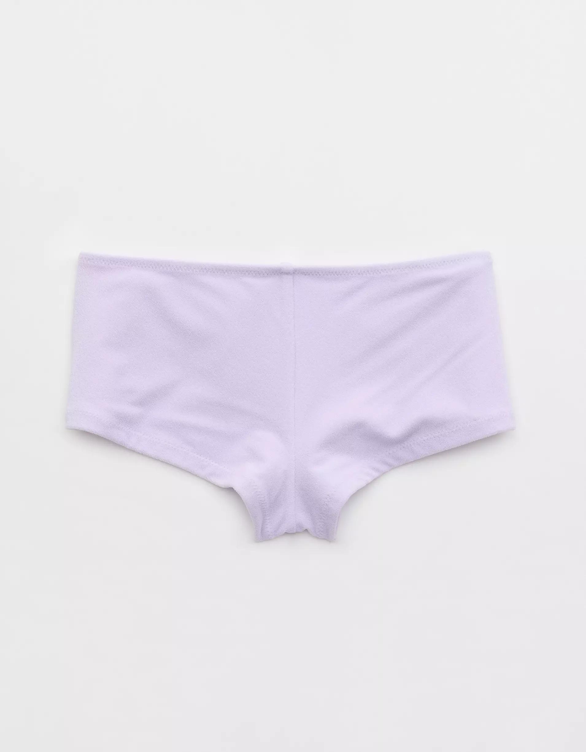 Aerie Terry Boyshort Cheeky Bikini Bottom Product Image