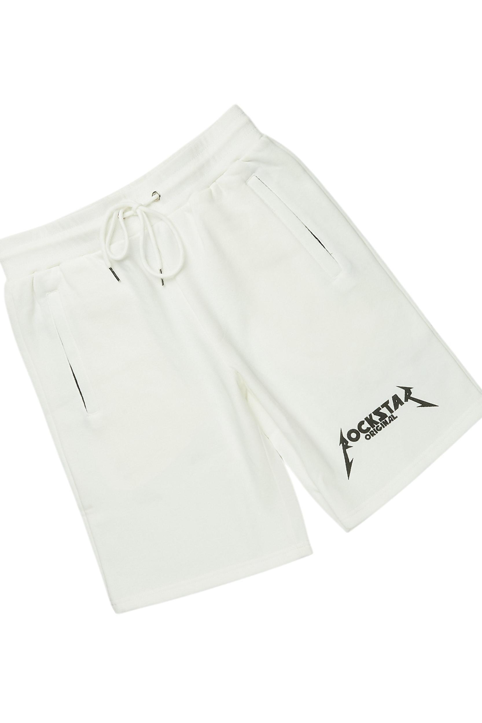 Buck White Short Set Male Product Image