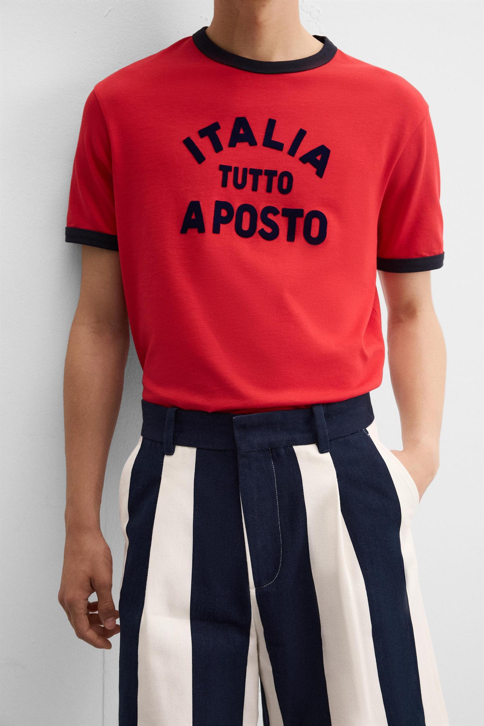 PLEATED STRIPED SHORTS Product Image