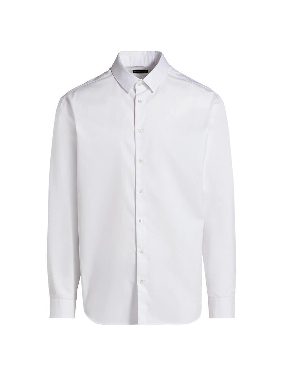 Mens Logan Piece-Dyed Cotton Sport Shirt Product Image