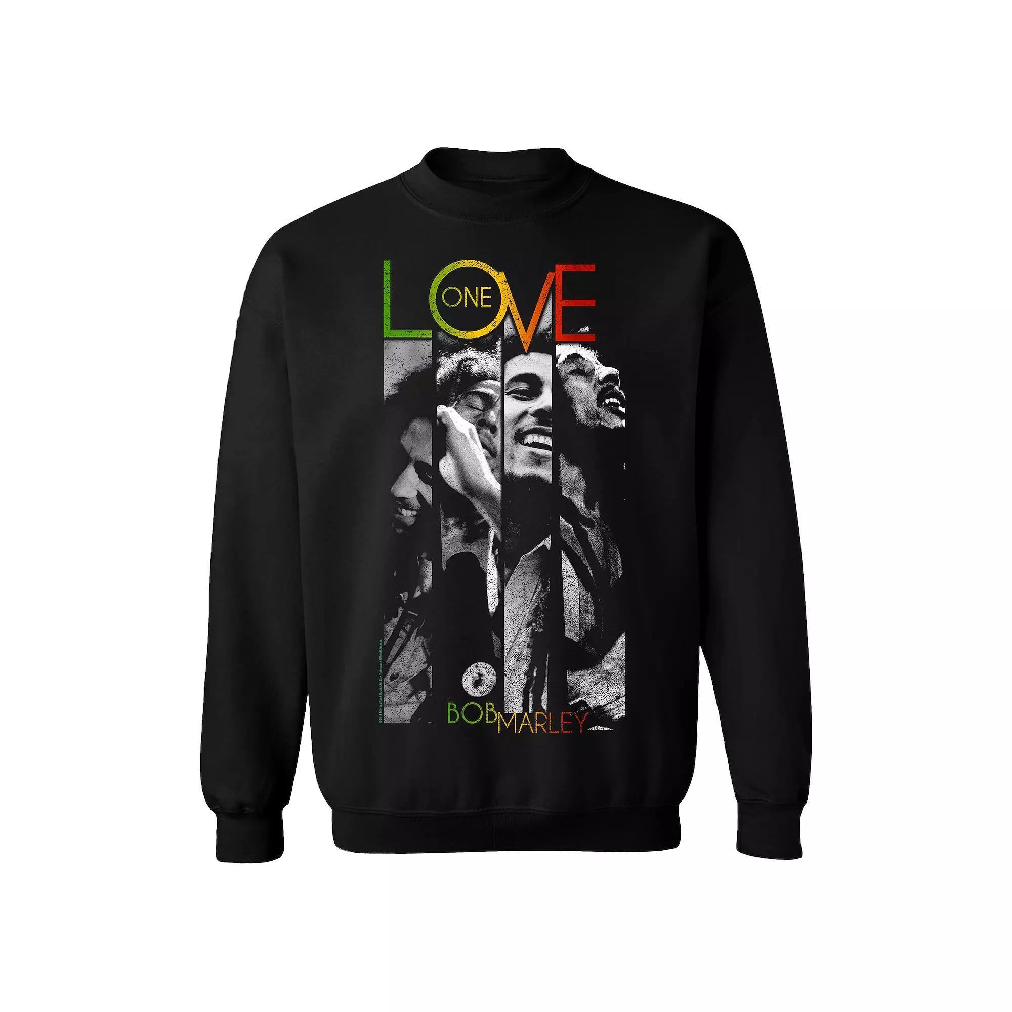 Men's Bob Marley One Love Stripes Sweatshirt, Adult Unisex,  Product Image