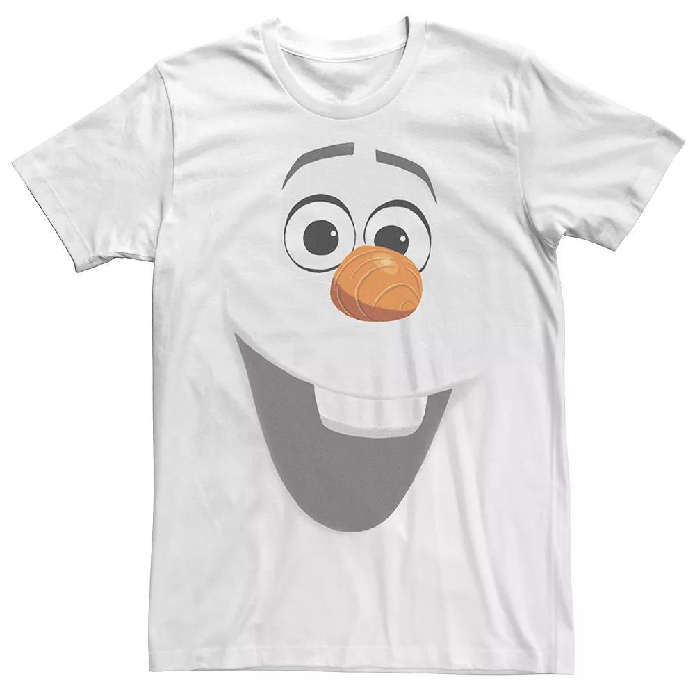 Disney's Frozen Olaf Big & Tall Big Face Tee, Men's, Size: 4XL, White Product Image