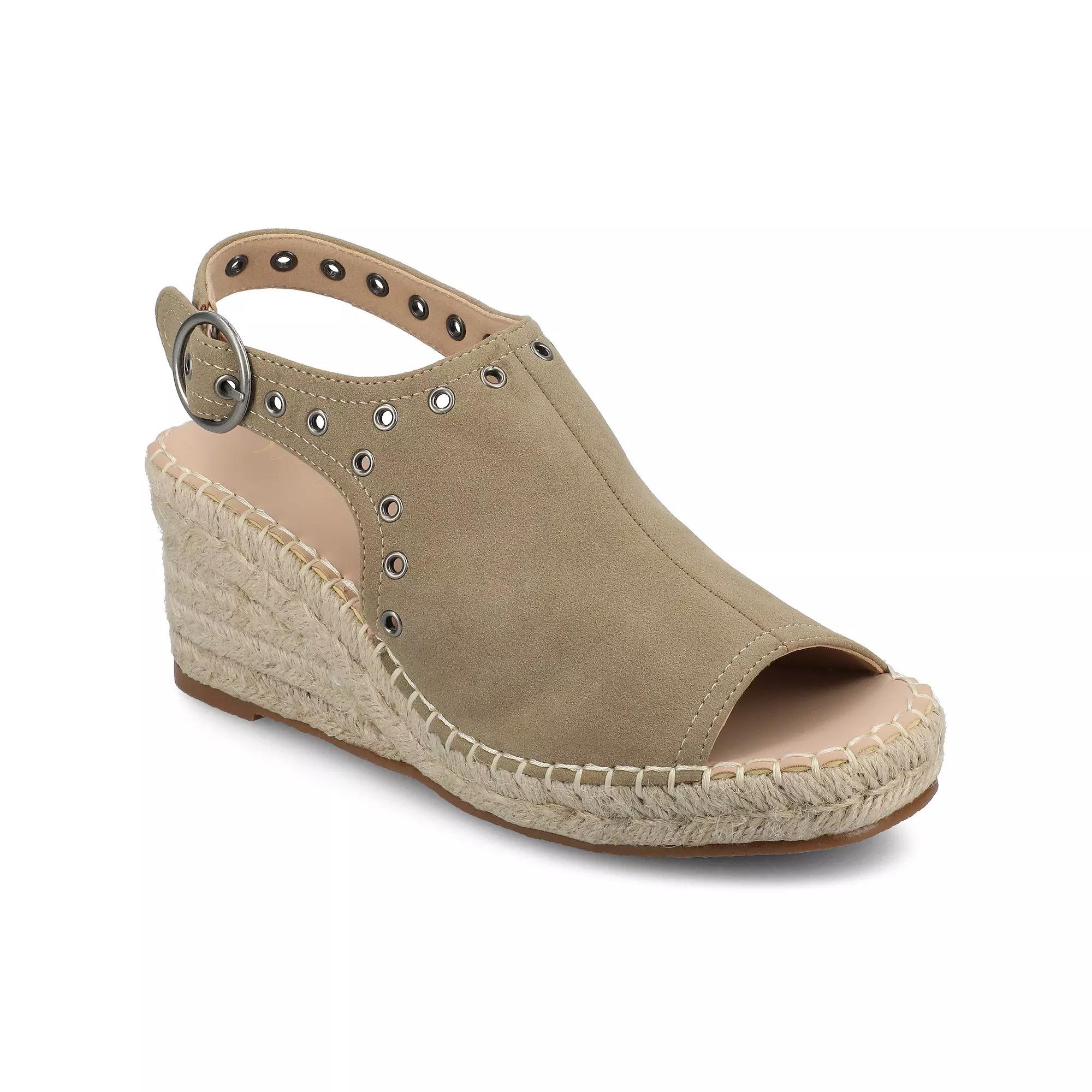 Journee Collection Womens Crisie Wedge Sandal Product Image