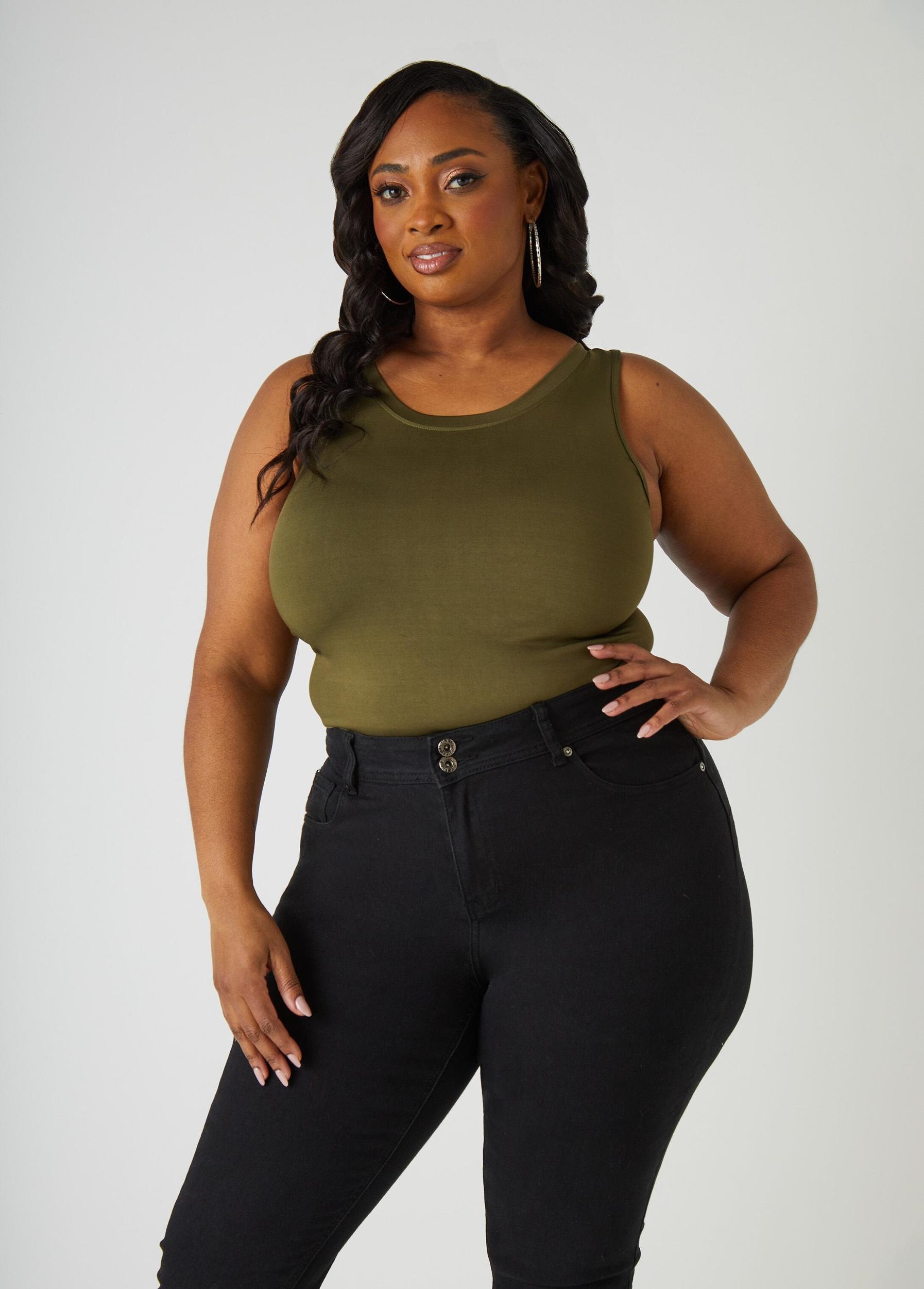 Plus Size The Basic Tank Top Ashley Stewart Product Image