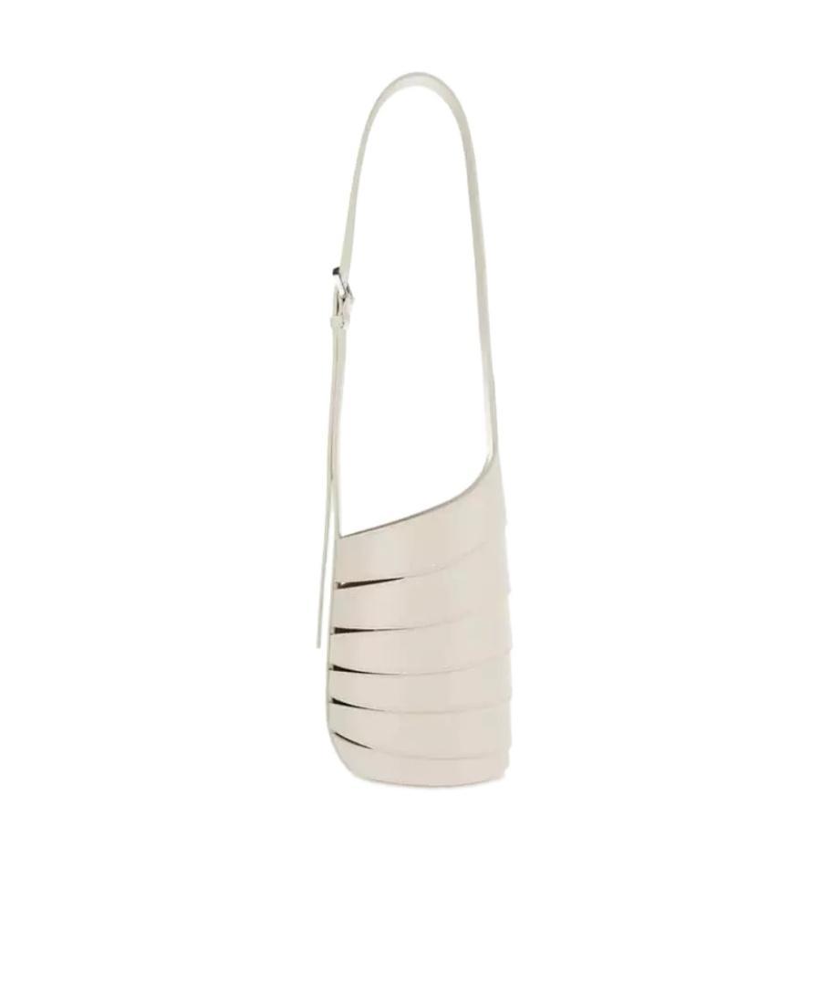 ALAÏA Babel Small Shoulder Bag In White Product Image