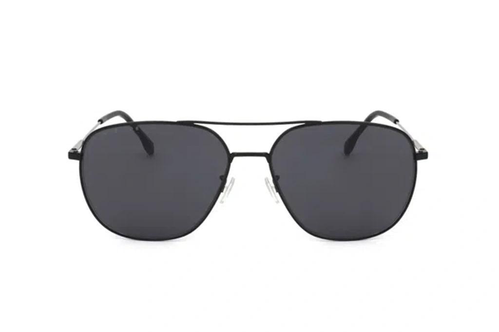 HUGO BOSS Grey Pilot Men's Sunglasses Boss 1218/f/sk 0ti7/ir 62 In Sisal Product Image