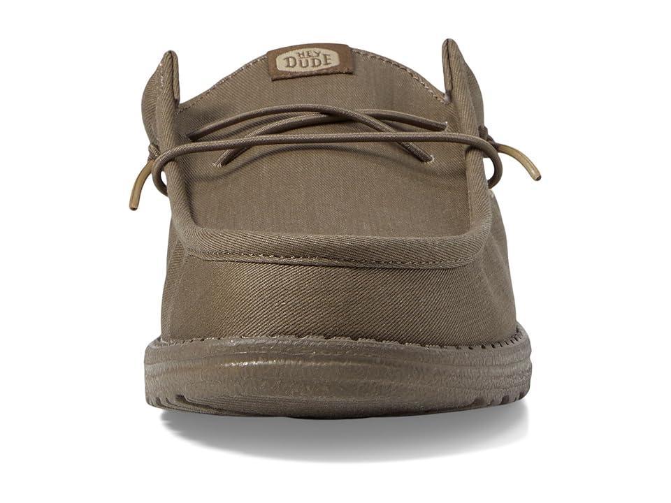 Hey Dude Wally Slip Canvas (Walnut) Men's Shoes Product Image