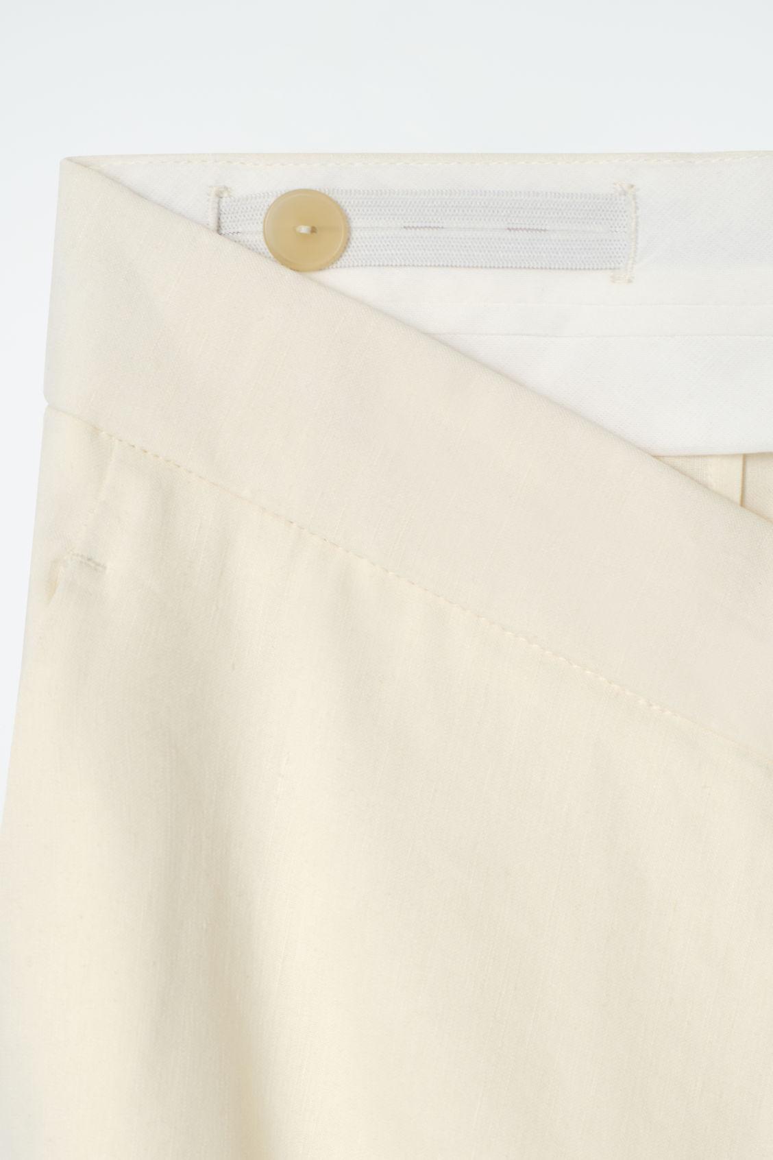 TAILORED LINEN PENCIL SKIRT Product Image