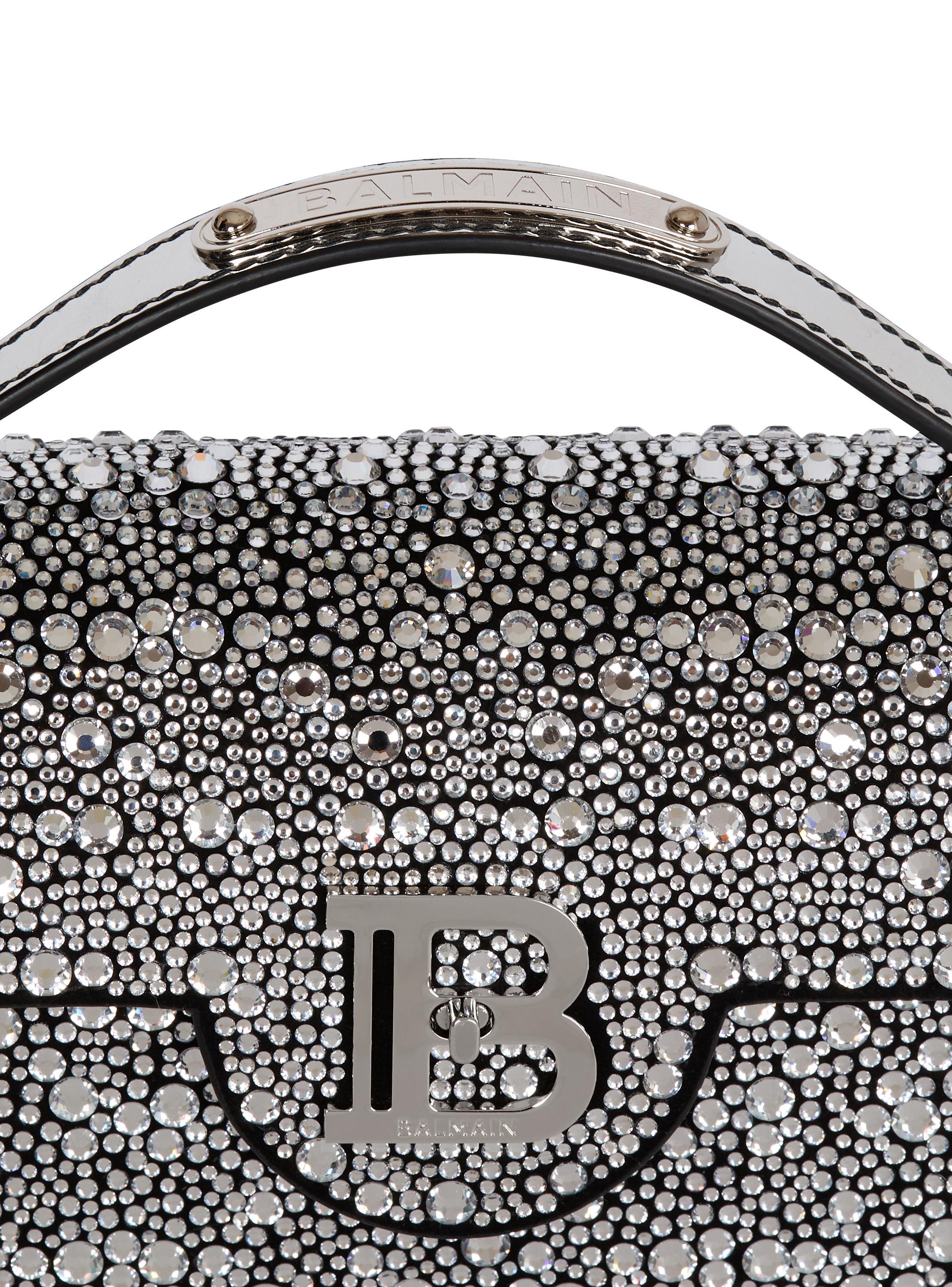 B-Buzz Dynasty bag in suede and rhinestones Product Image