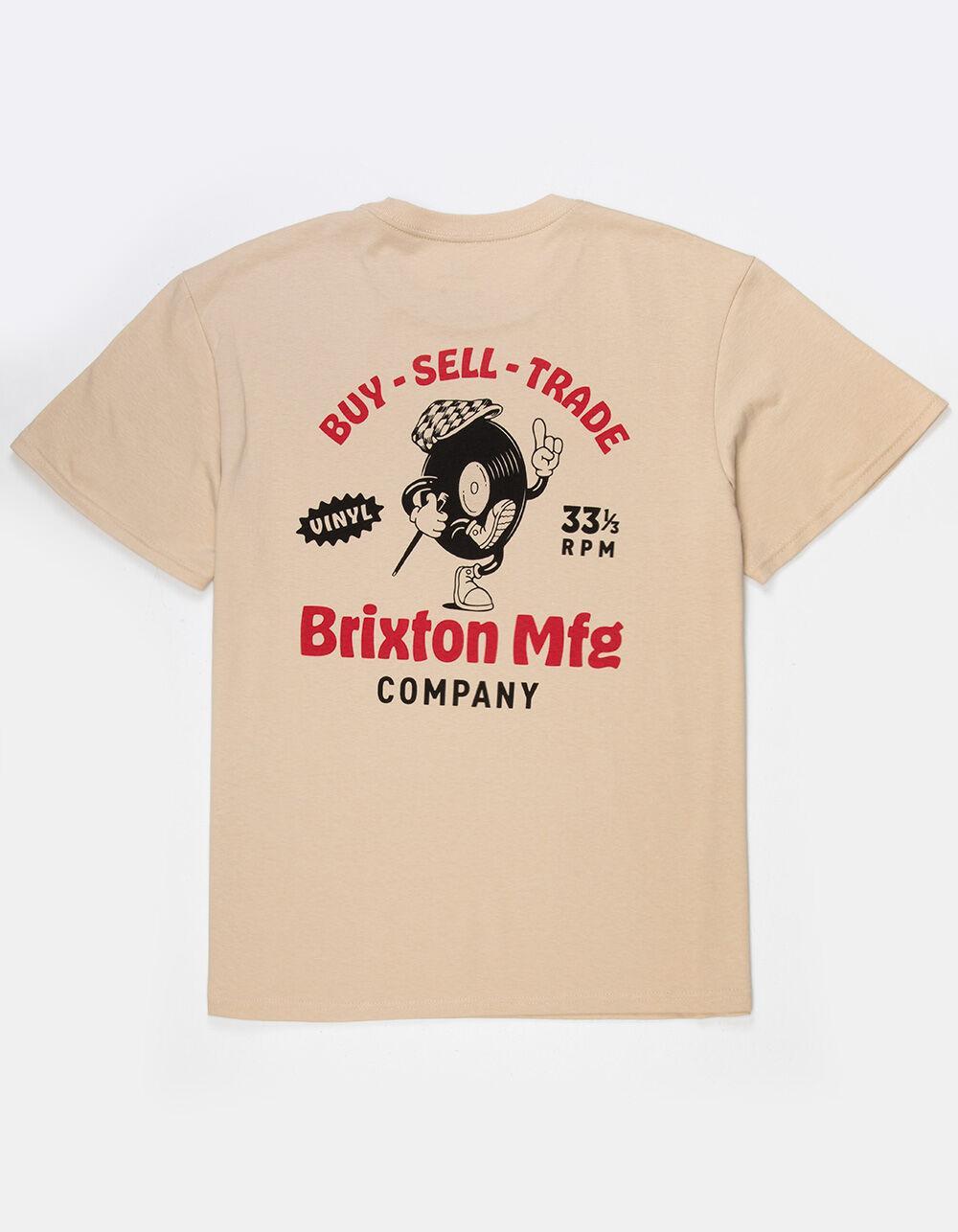 BRIXTON Rhythmic Standard Mens Tee - CREAM Product Image