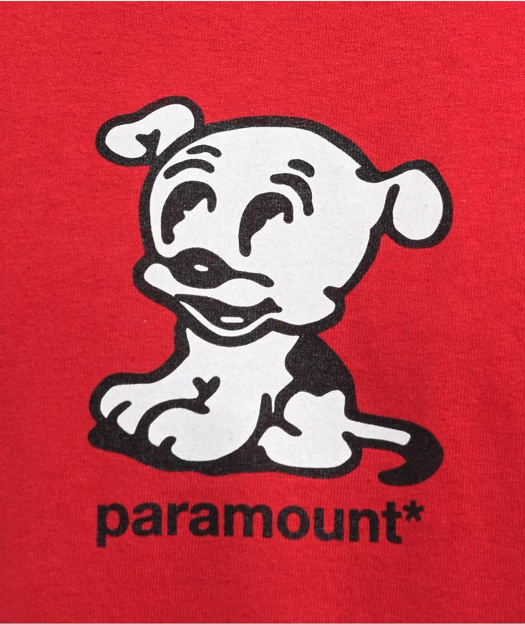 Paramount Puppy Red T-Shirt Product Image