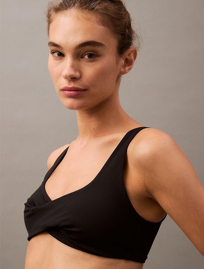 Structured Twist Bralette Bikini Top Product Image