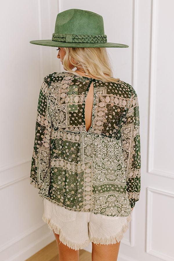 Changemaker Shift Top In Olive Product Image