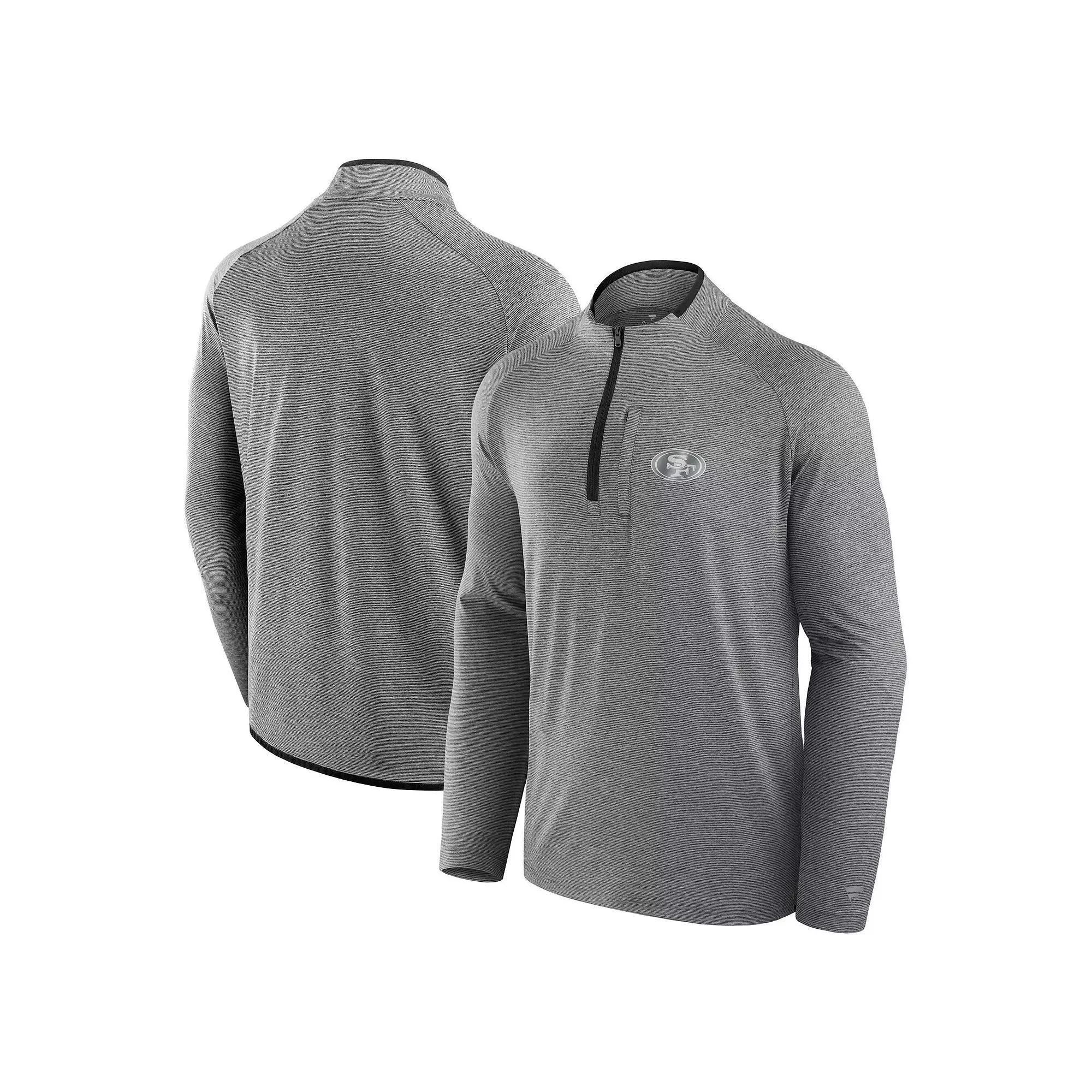 Unisex Fanatics Charcoal Houston Texans Front Office Performance Primary Quarter-Zip Jacket, Adult Unisex,  Product Image