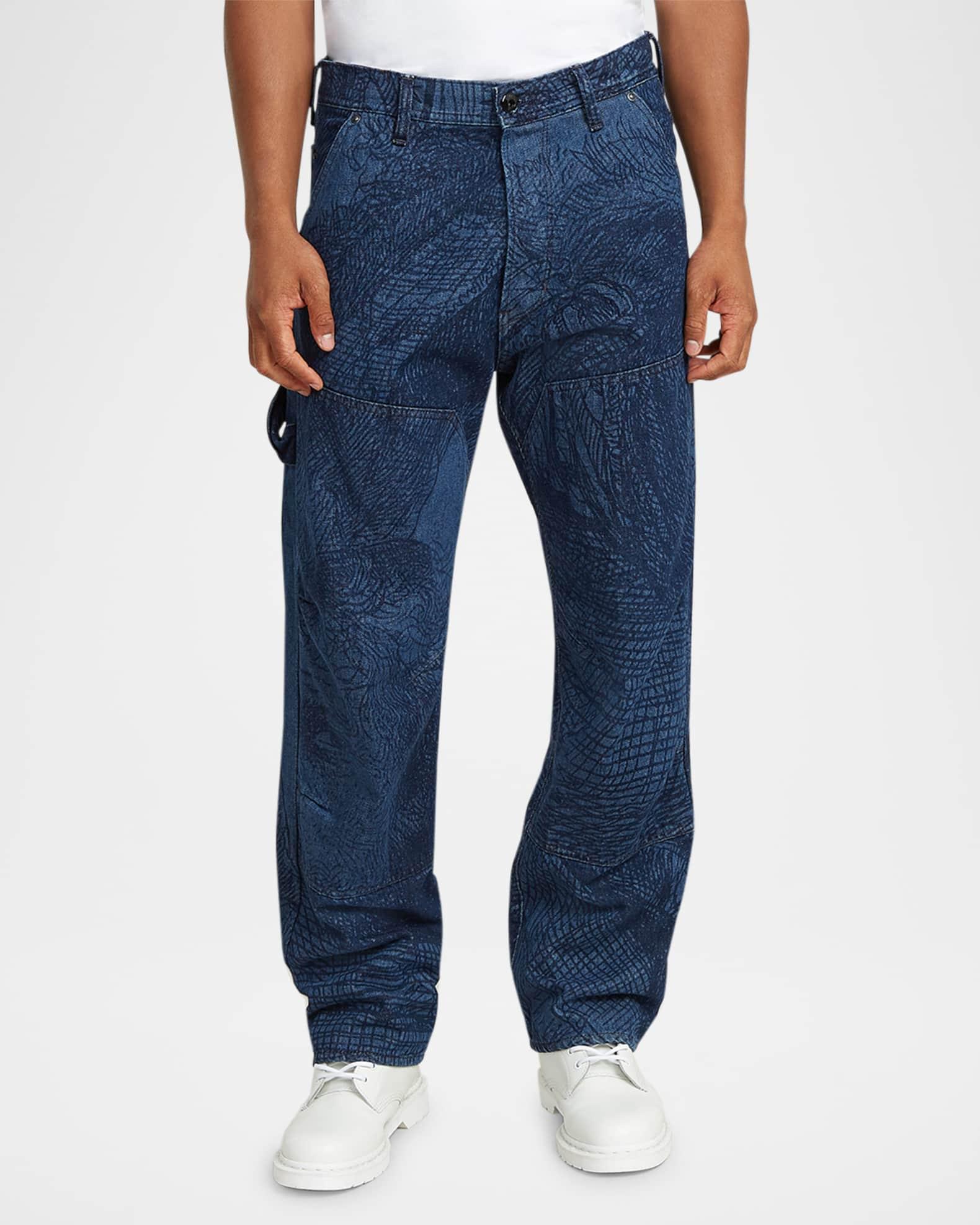 Men's 3D Loose Carpenter Pants Product Image