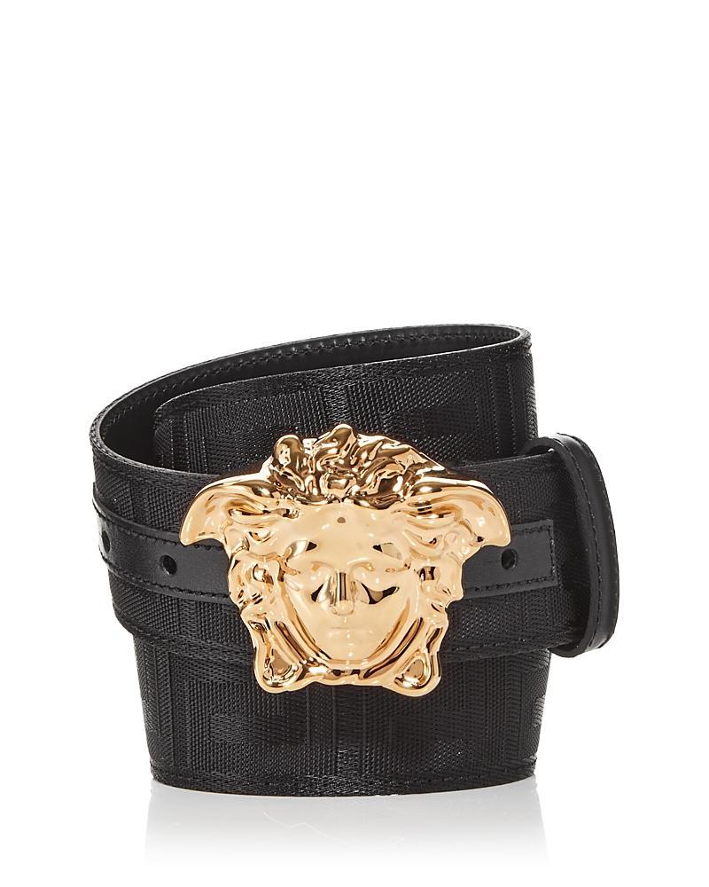 Versace Mens Medusa Buckle Woven Belt Product Image