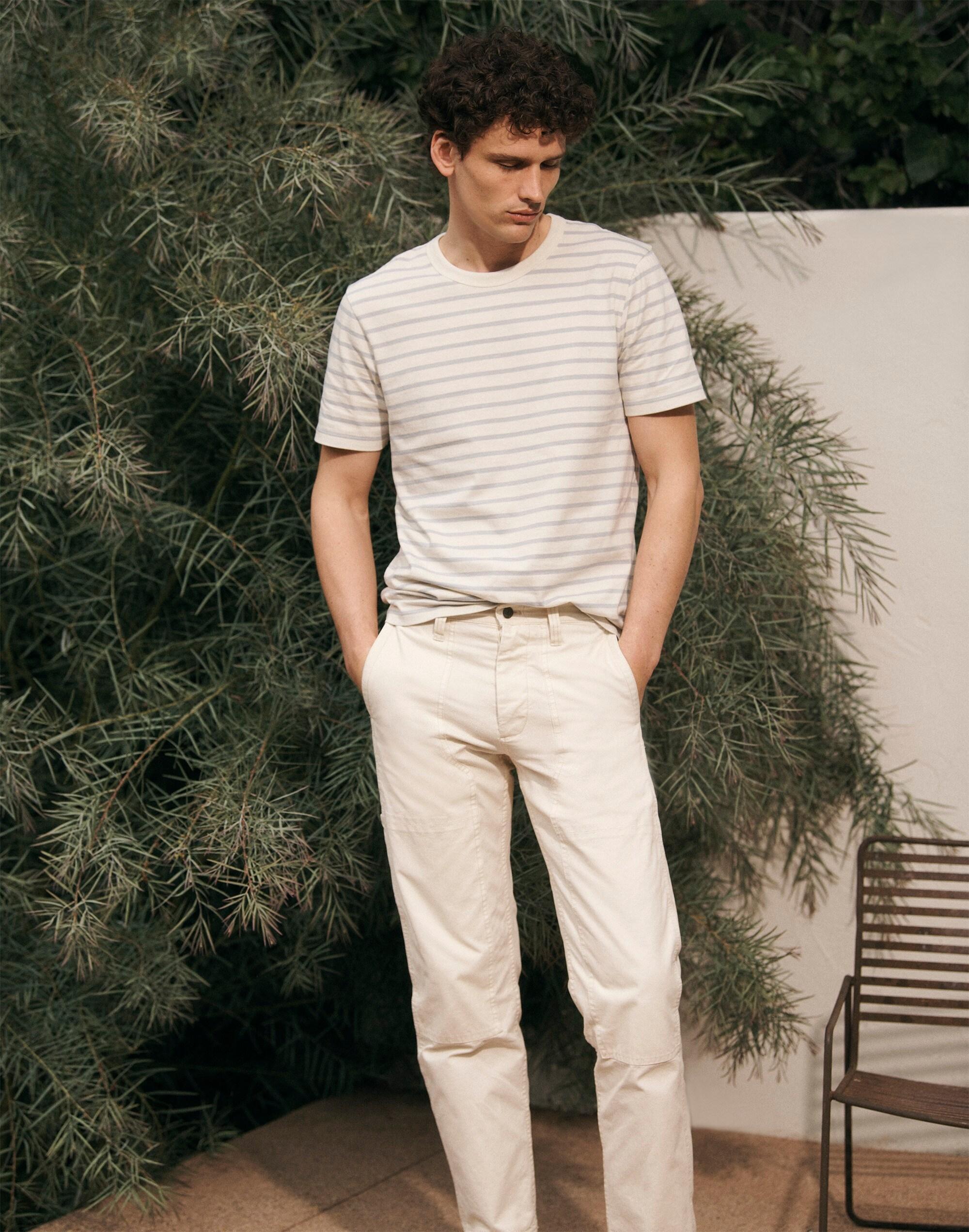 Relaxed Straight Workwear Pants Product Image