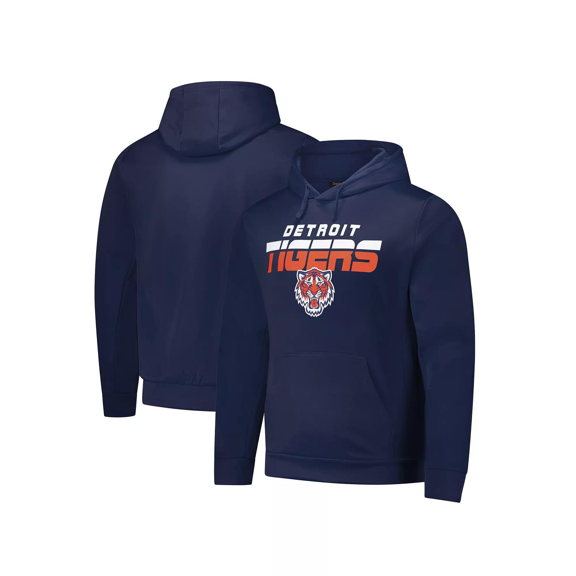 Men's Dunbrooke Navy Detroit Tigers Champion Pullover Hoodie,  Product Image