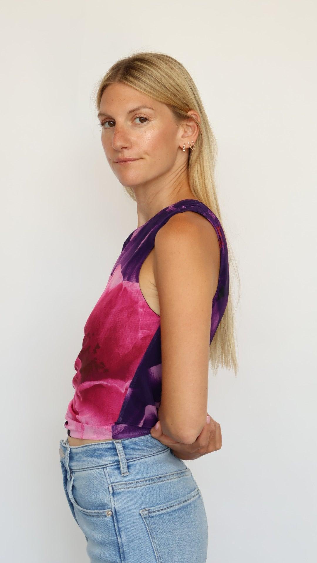 Full Bloom One Shoulder Top Product Image