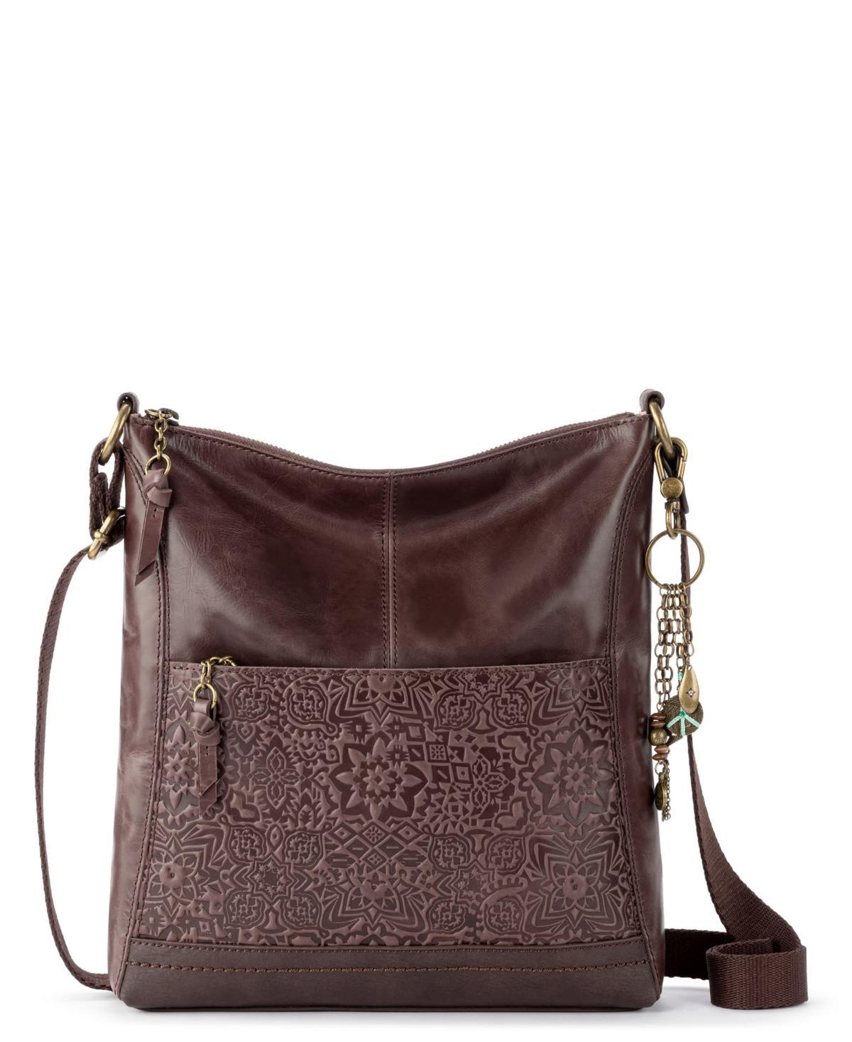 The Sak Womens Lucia Leather Crossbody Bag Product Image