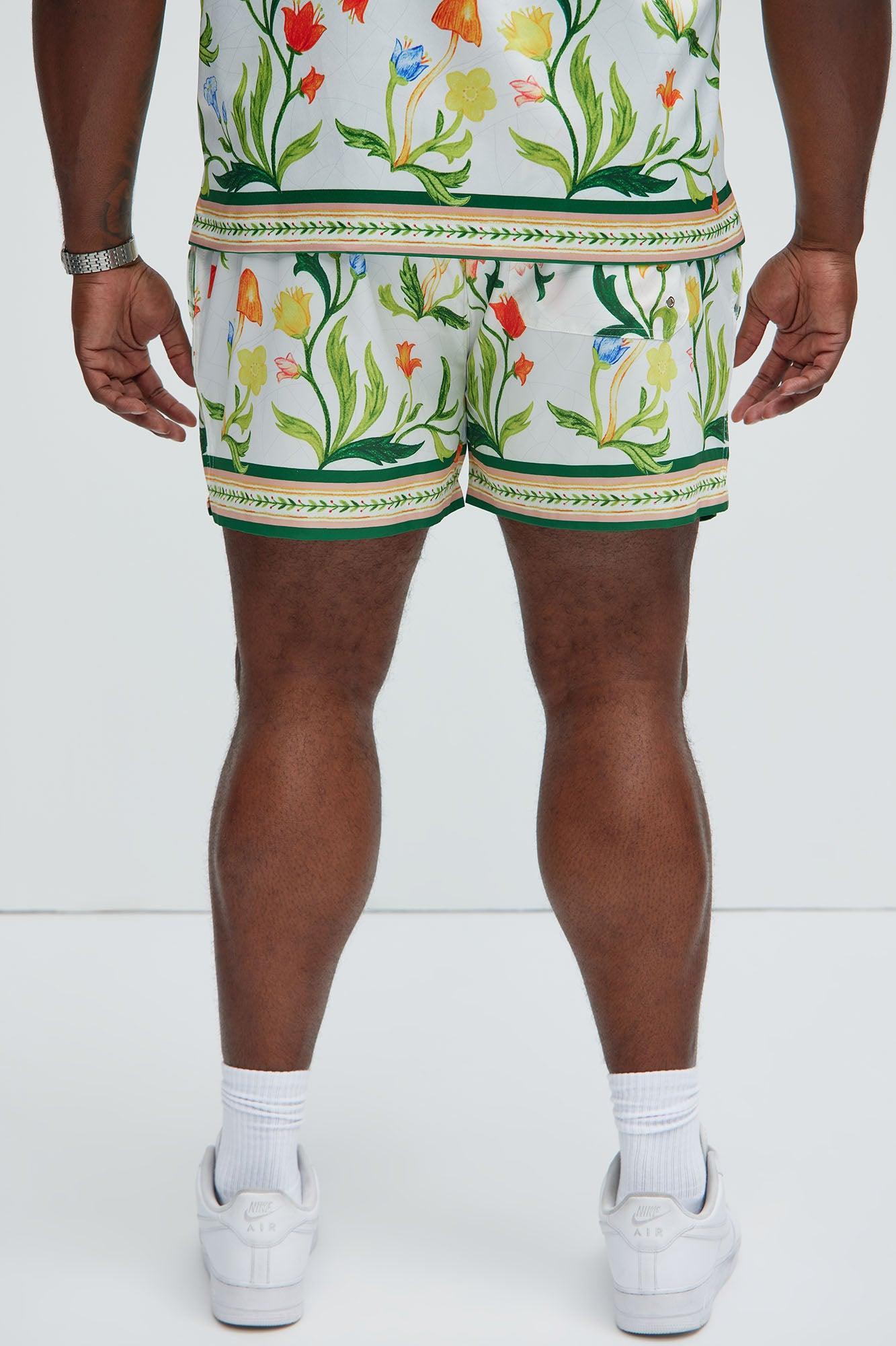 Deer Creek Swim Short Trunk - White/combo Product Image