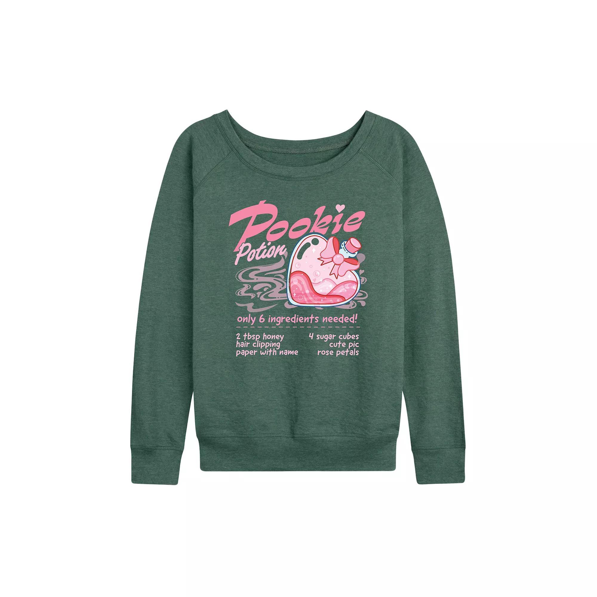 Women's Pookie Potion French Terry Long Sleeve Tee,  Product Image