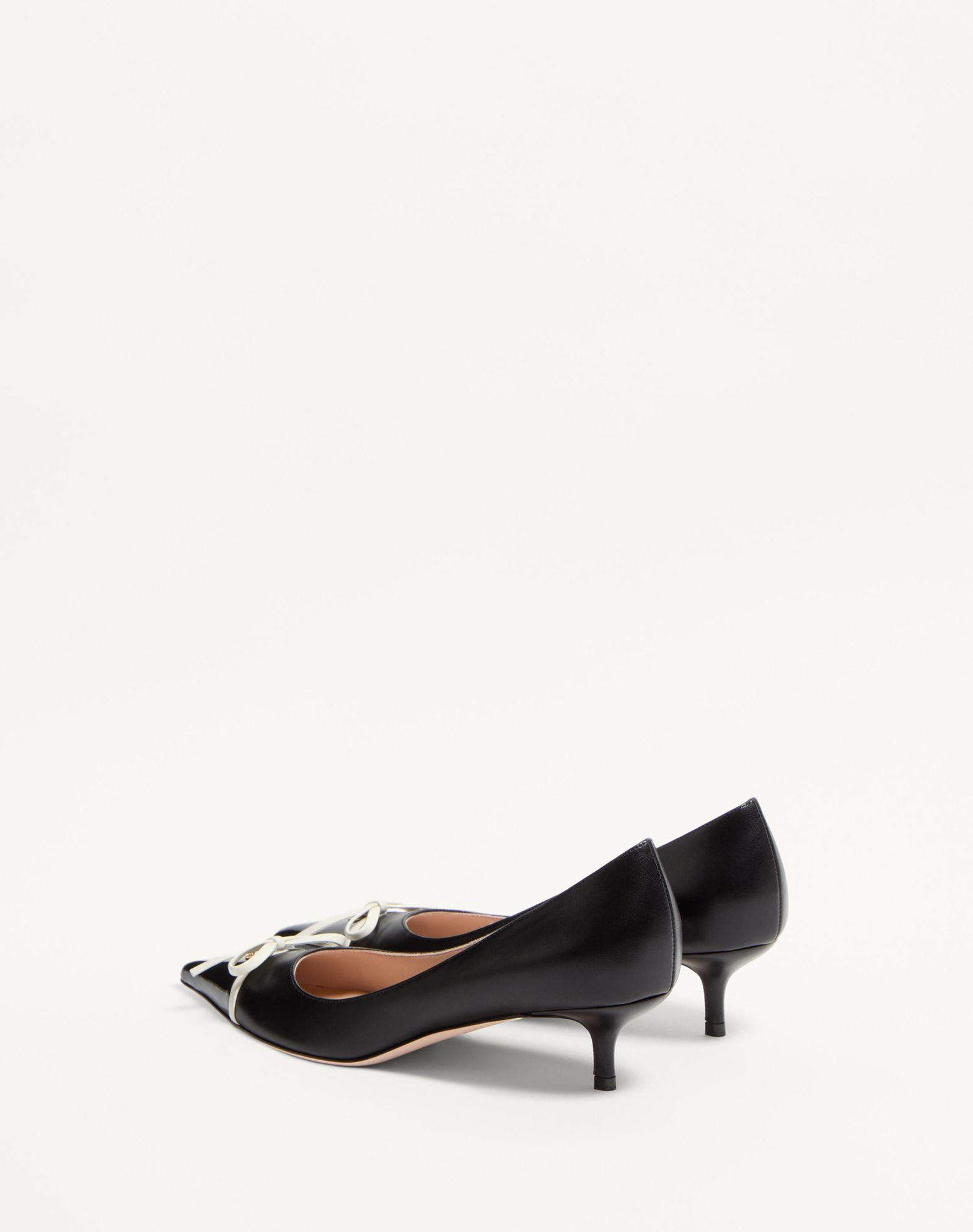 Bepointy Pump In Patent Leather And Kidskin 45Mm Product Image