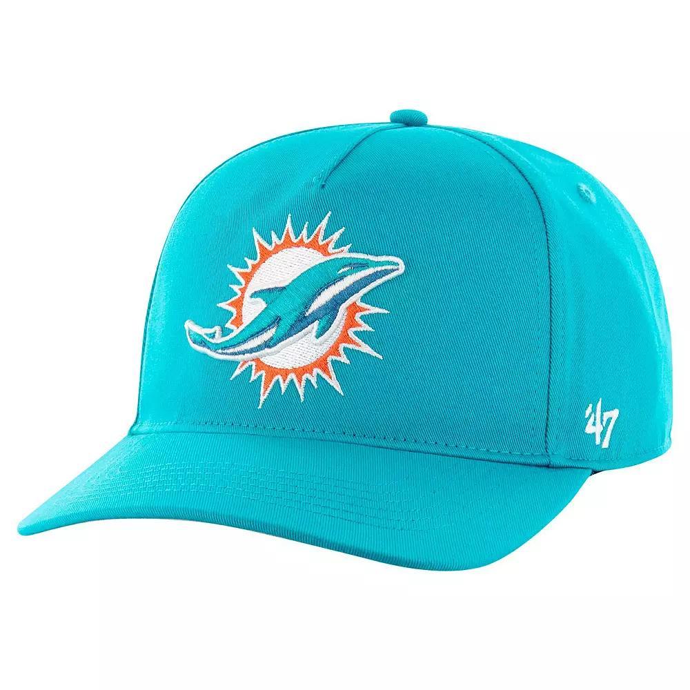 Men's '47 Aqua Miami Dolphins Hitch Adjustable Hat, Turquoise A Product Image