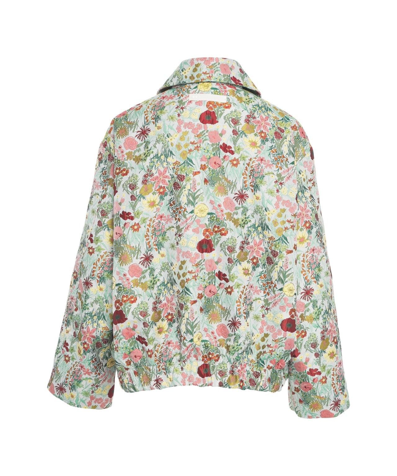 Jacquard jacket with floral pattern Product Image