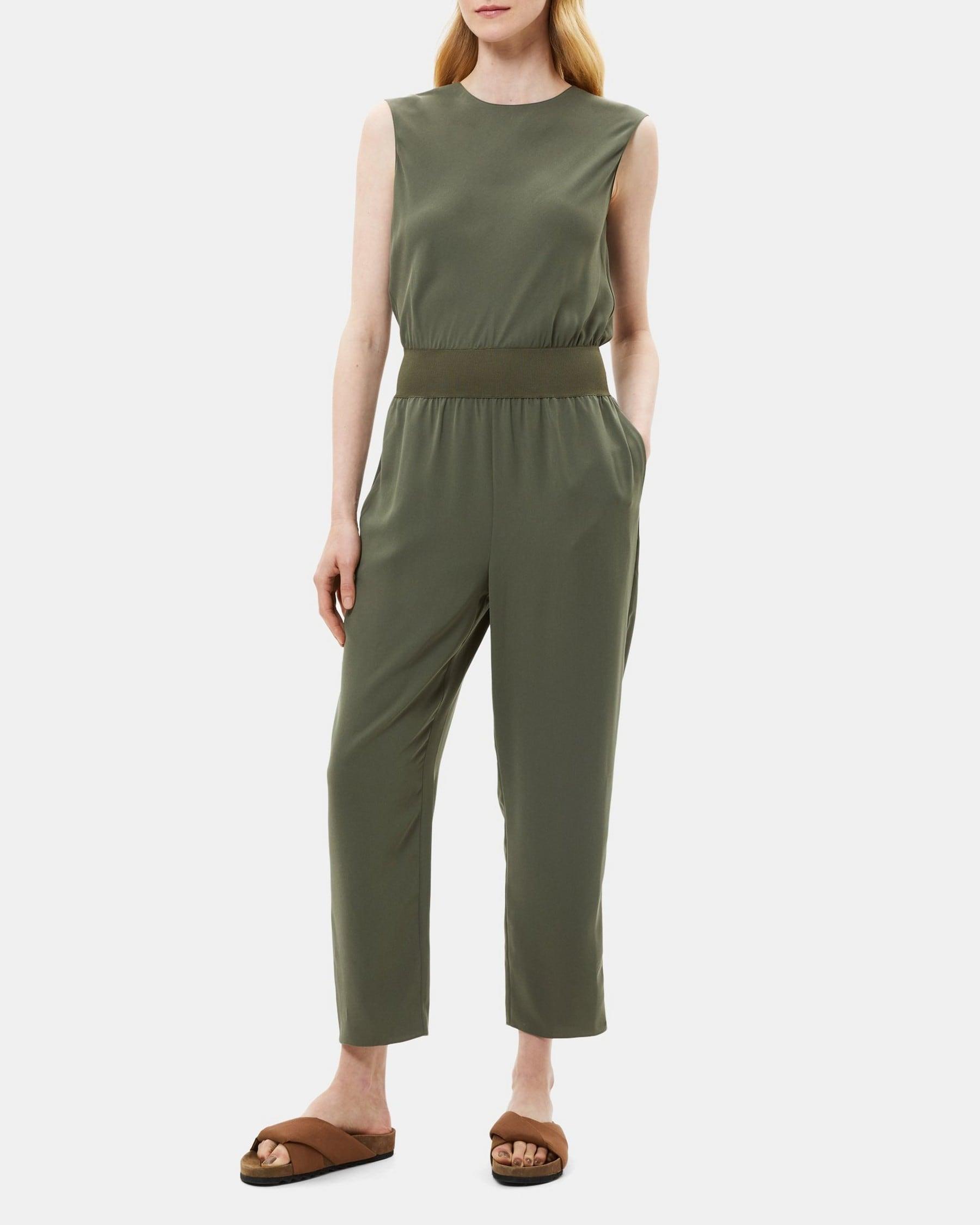 Tank Strap Jumpsuit in Compact Stretch Knit Product Image