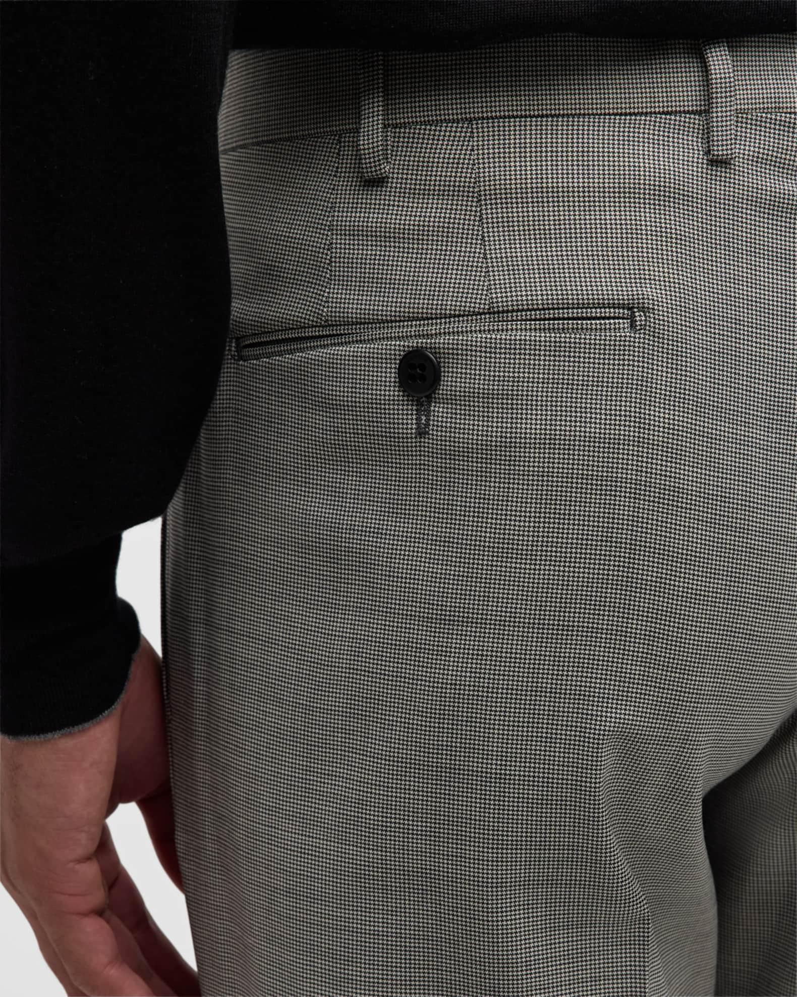 Men's Devon Wool Serge Houndstooth Trousers Product Image