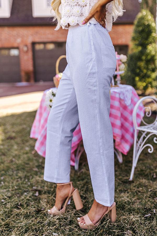 Sweet On Seersucker Pants Product Image