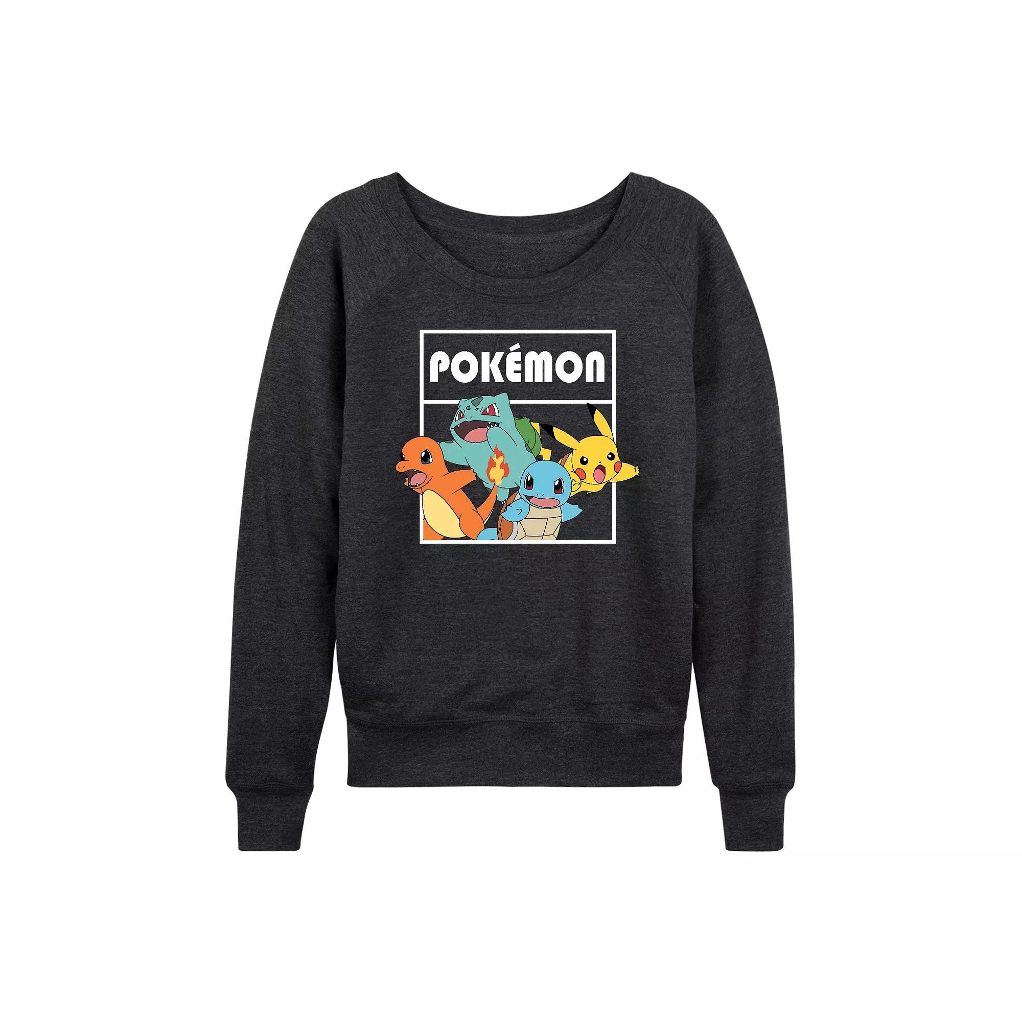 Women's Pokemon Team Pokemon French Terry Long Sleeve Tee,  Product Image