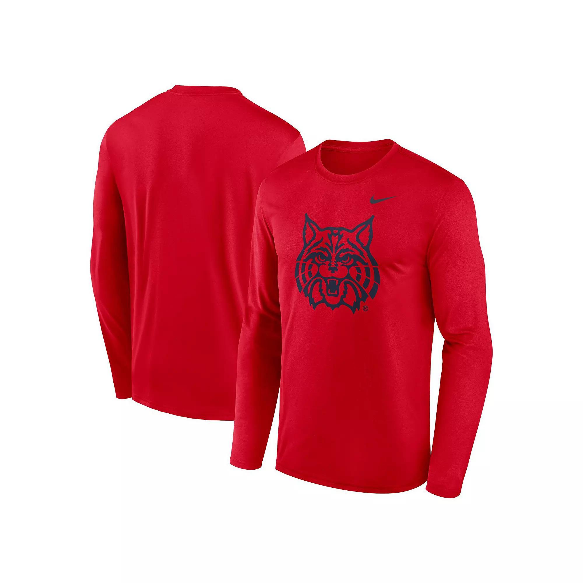 Men's Nike Red Arizona Wildcats Primetime Alternate Logo Legend Long Sleeve T-Shirt, Size: XL Product Image