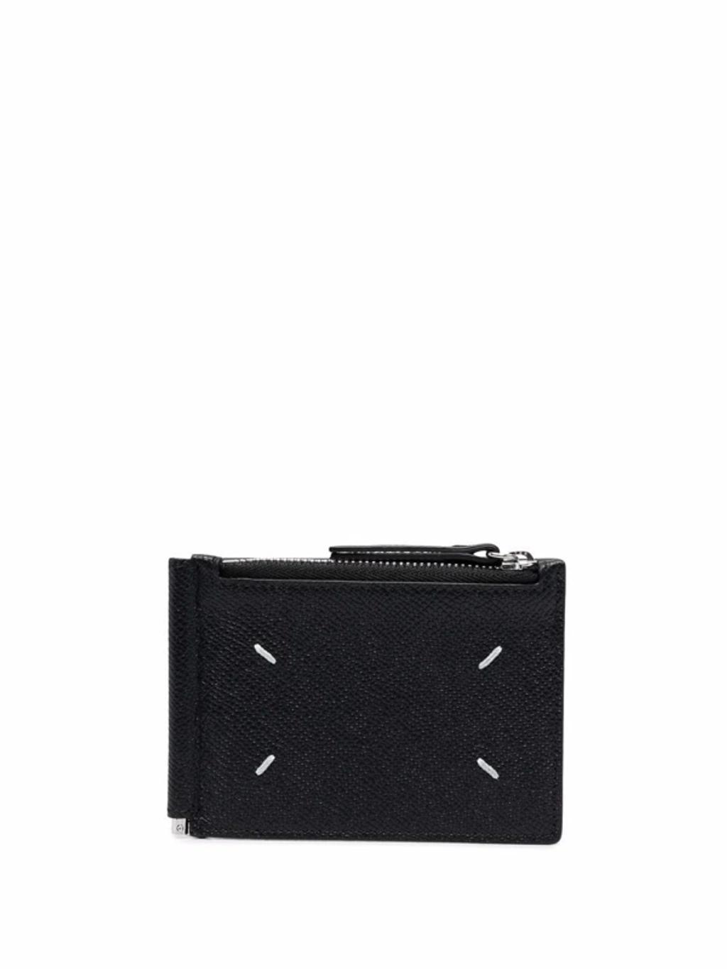 MAISON MARGIELA Four-stitch Logo Wallet In Schwarz Product Image