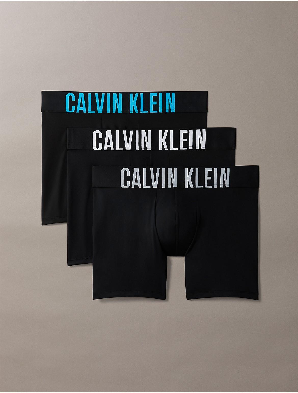 Calvin Klein Mens Intense Power Micro 3-Pack Boxer Brief - Blue Product Image