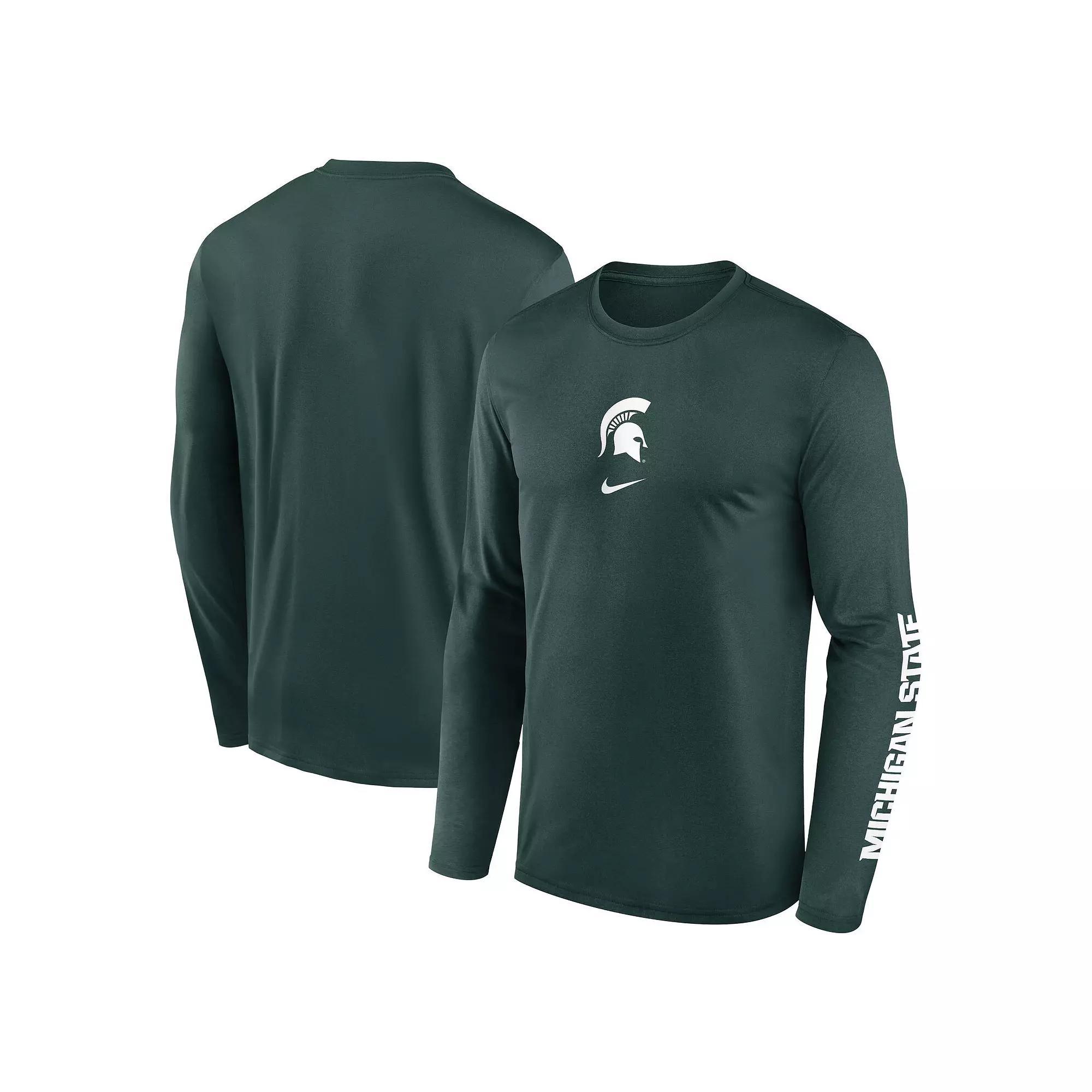 Men's Nike Cardinal Stanford Cardinal Primetime Center Lockup Two-Hit Legend Long Sleeve T-Shirt,  Product Image