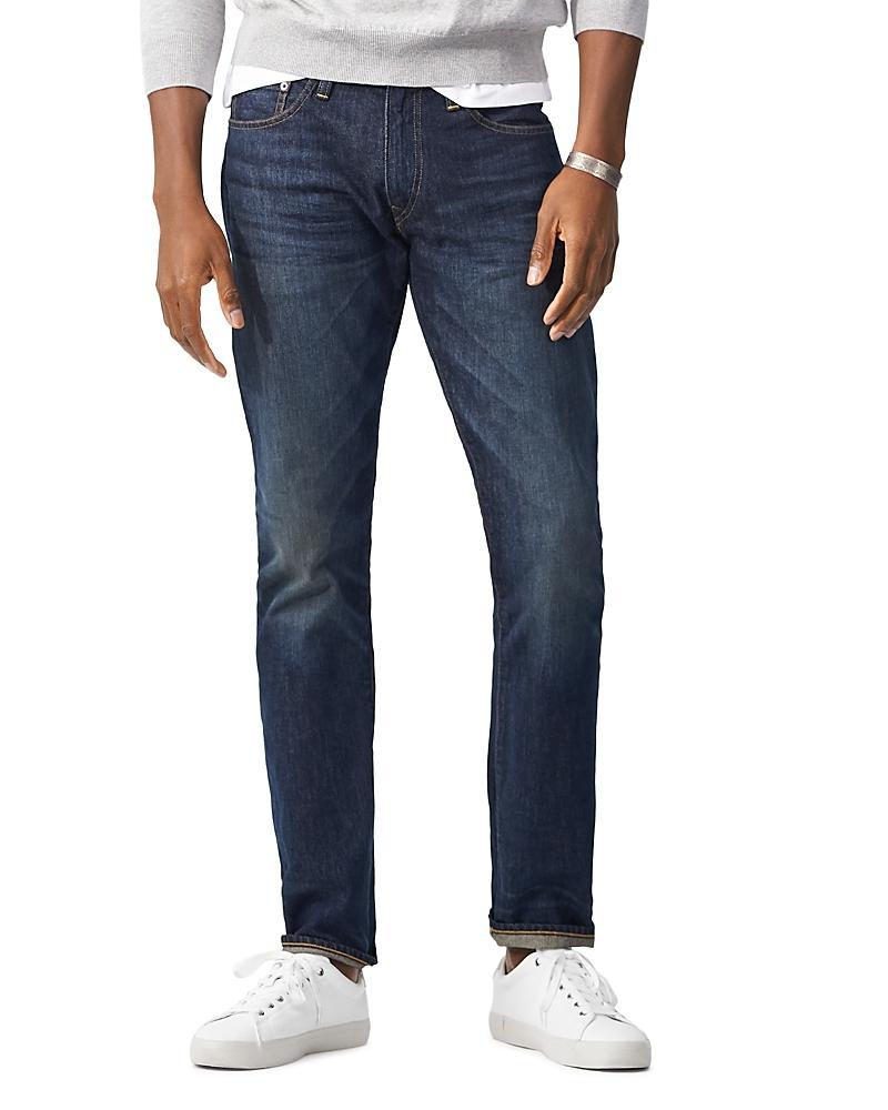 Polo Ralph Lauren Miller Hampton Relaxed Straight-Fit Dark Wash Stretch Jeans Product Image