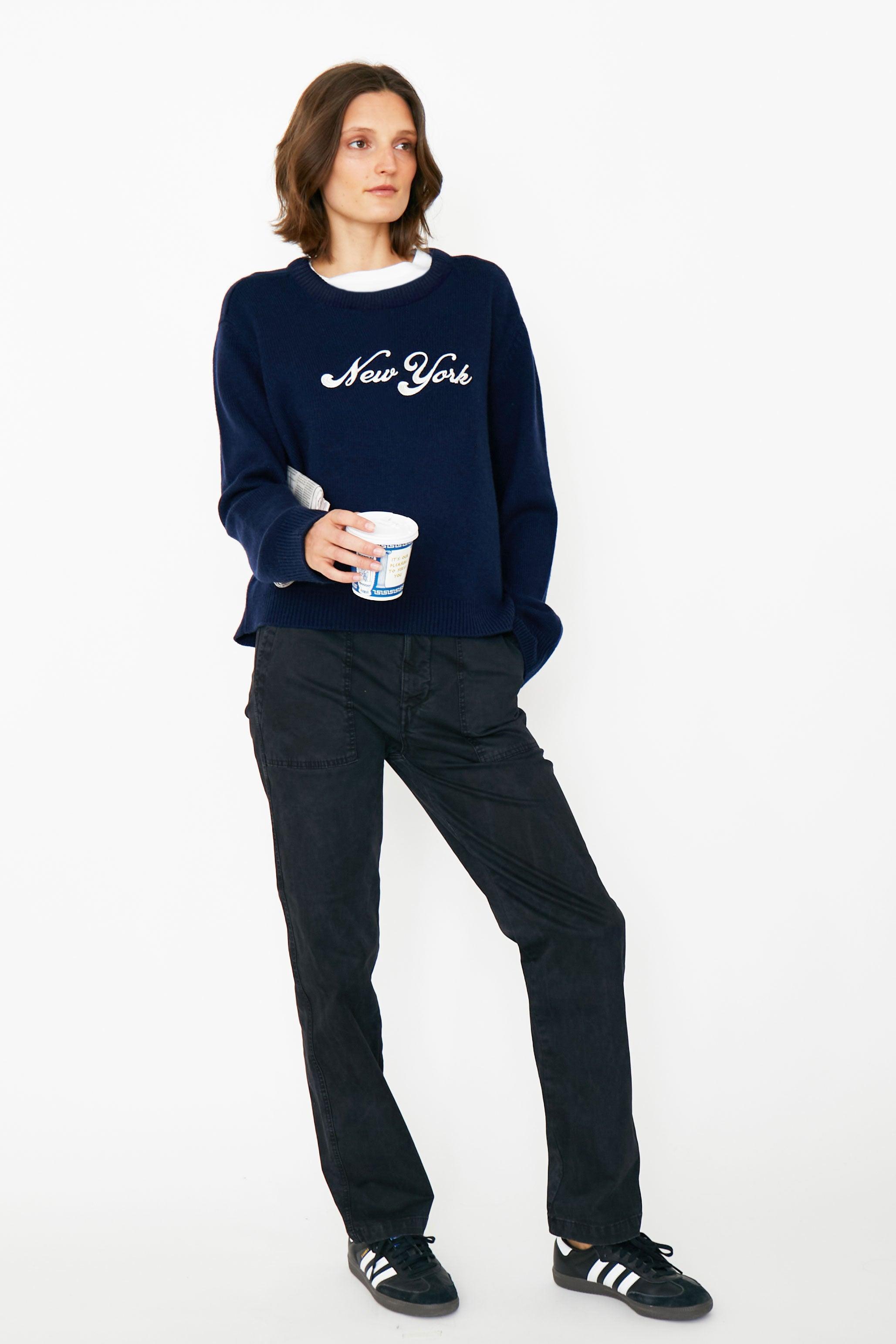 The New York Crewneck - Navy Product Image