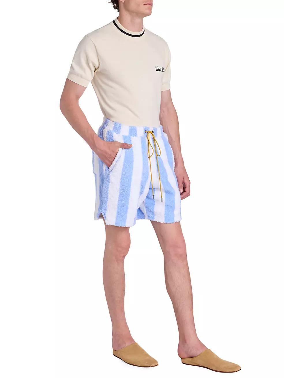 Striped Loop Terry Shorts Product Image