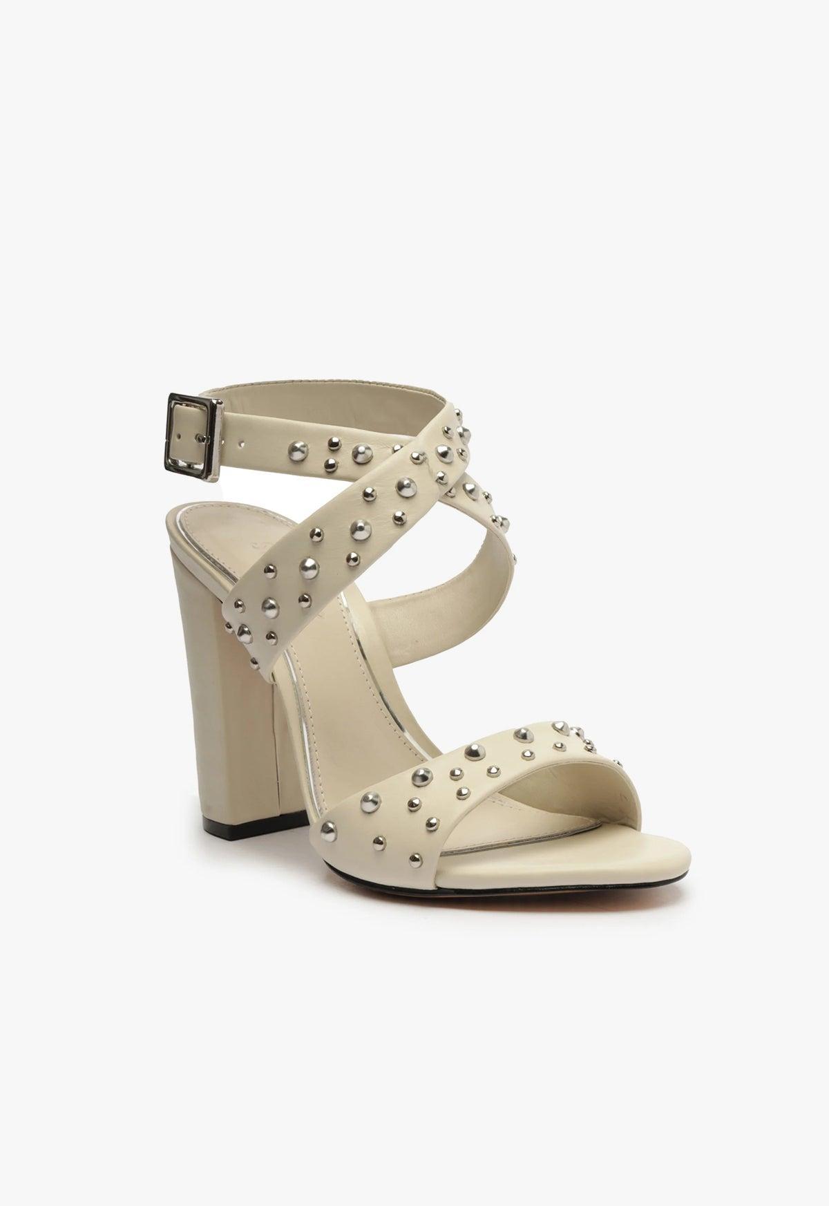 Lizzy Block Leather Sandal Product Image
