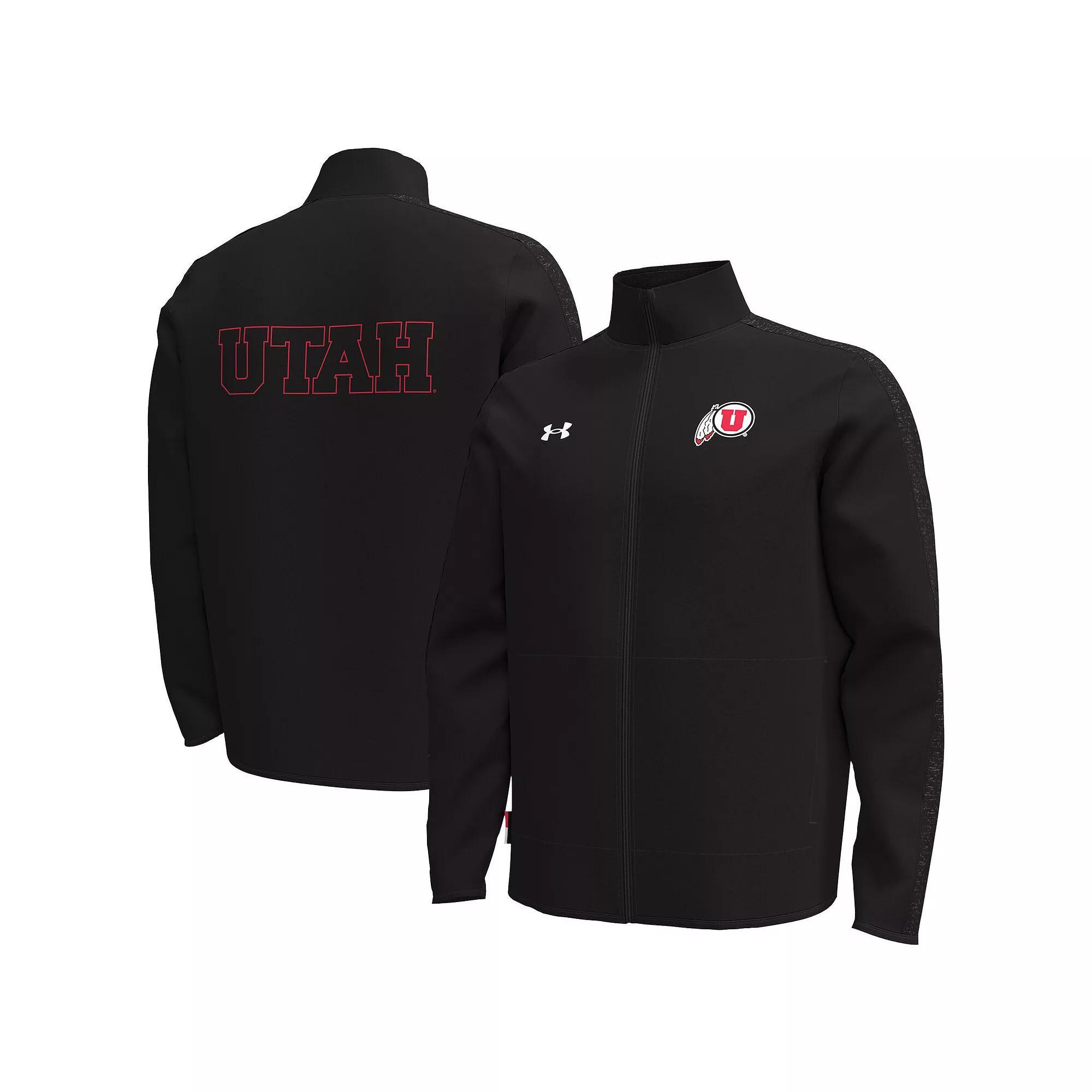 Men's Under Armour Black Utah Utes Command Full-Zip Jacket,  Product Image